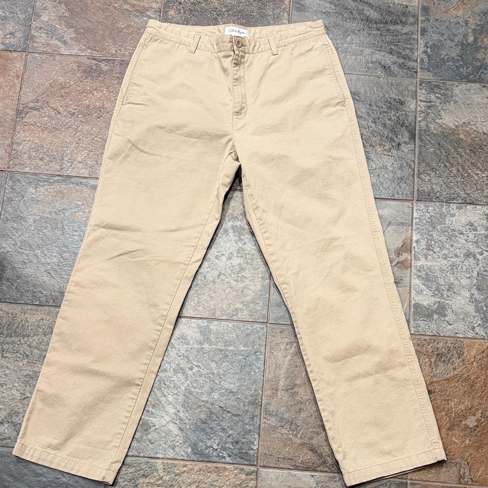 Calvin Klein Tan Chinos
